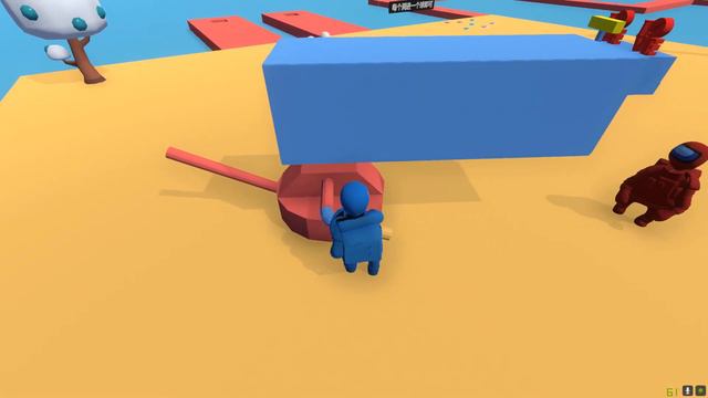 ИМПОСТЕРЫ ПРОХОДЯТ УРОВЕНЬ В HUMAN FALL FLAT!!! КОМАНДНАЯ РАБОТА смотреть онлайн