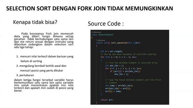 FORK JOIN & MAP PADA SELECTION SORT смотреть онлайн
