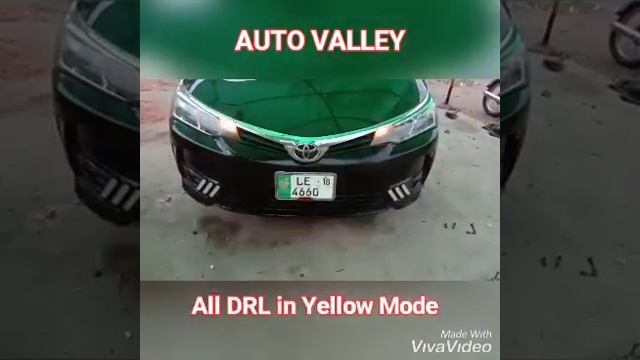 DRL Lights for Toyota Corolla смотреть онлайн