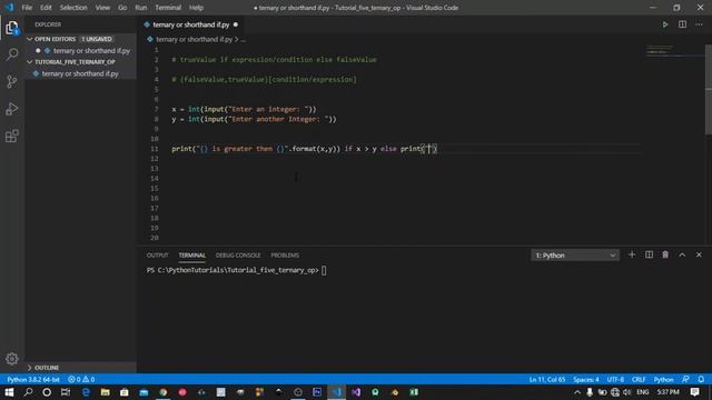 Ternary operators in python URDU HINID | Lesson 14 by CodingSides смотреть онлайн