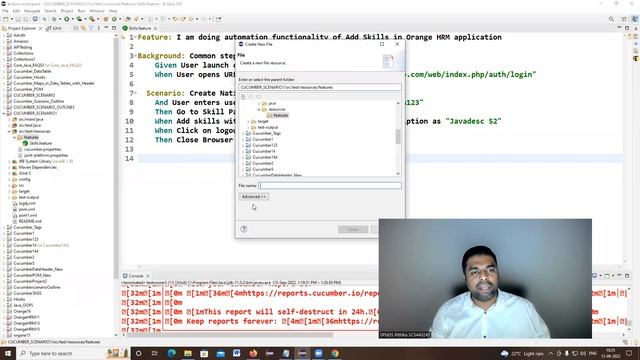 Cucumber Scenario Part1 - Sudhakar смотреть онлайн