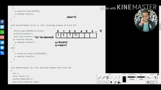 Deque in C | Queue | Data Structure | Code and Output смотреть онлайн