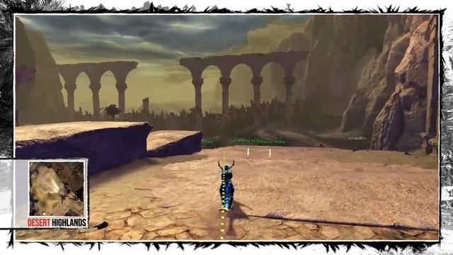 Guild Wars 2 - Hero Points Farming Route - Desert Highlands - with Custom Markers смотреть онлайн