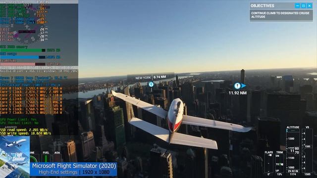 ASUS TUF A15 (2021) - Microsoft Flight Simulator benchmark test (Ryzen 7 5800H, RTX 3060) смотреть онлайн