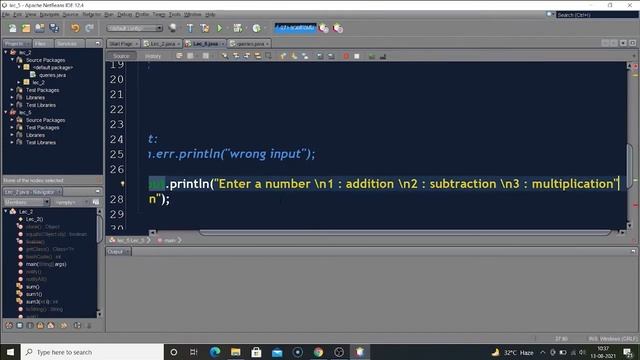 LEC:11 | Switch Cases in JAVA смотреть онлайн