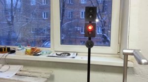 макет входного светофора