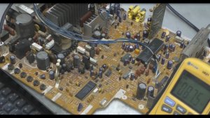 Ремонт телевизора panasonic tc-2150r (шасси MX-3C), отключается (уходит в защиту)