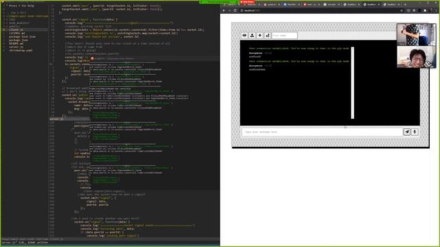 We got a p2p mesh topology working and Xin popped off! смотреть онлайн