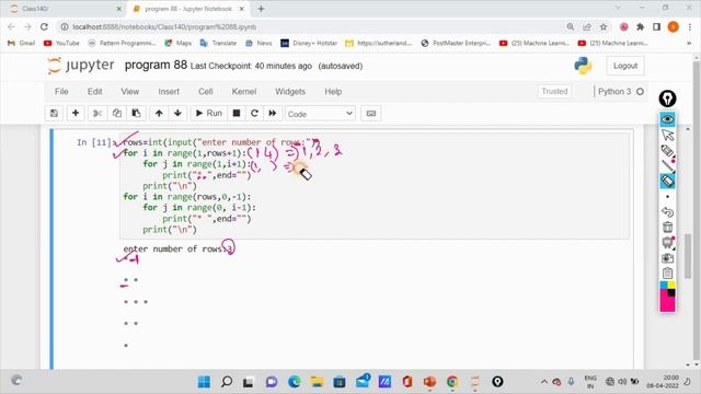 Learn Python in Tamil | How to print Half Triangle | GURUKULA | [TAMIL] смотреть онлайн