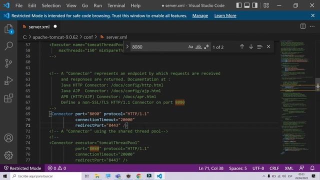 Cambiar de puerto a tomcat смотреть онлайн