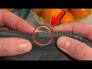 Ремонт молнии / как вставить зубец в застежку молнию