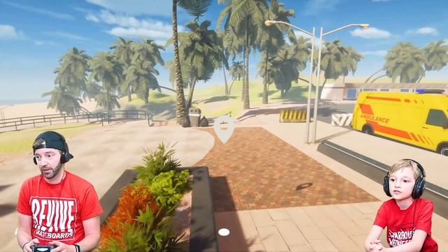 FATHER SON SKATEBOARDING VIDEO GAME 4! / 5,000 Foot Grind! смотреть онлайн