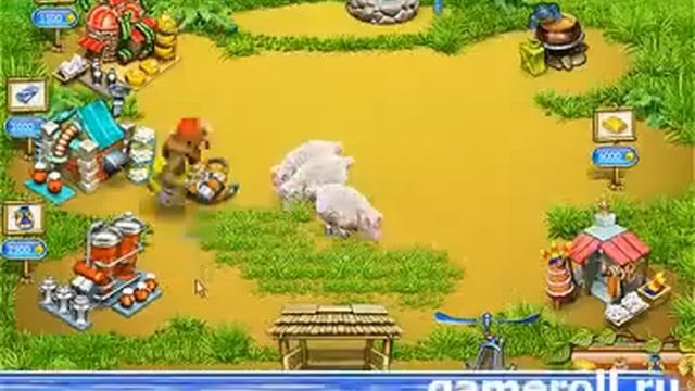 Игра Веселая ферма 3 - Русская рулетка смотреть онлайн
