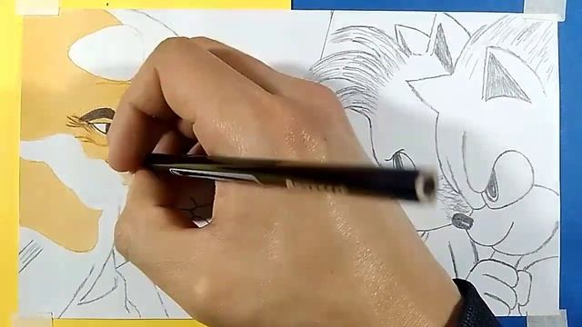 Dibujando A Eggman, Knuckles, Tails Y Sonic | Sonic 2 | Drawing Eggman, Knuckles, Tails And Sonic