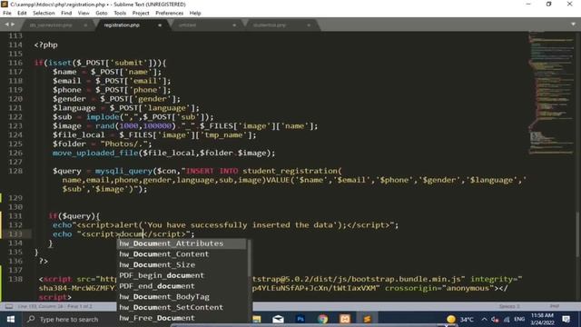 How to Display Success Message in PHP | हिंदी | Php Success Message After Submit смотреть онлайн