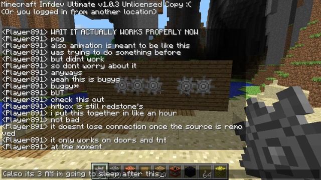 Minecraft Infdev Ultimate 1.0.3 Gears Test смотреть онлайн