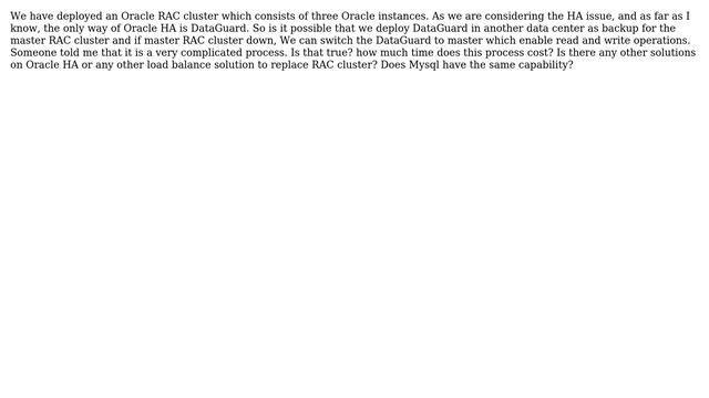 Databases: Oracle RAC and DataGuard configuration смотреть онлайн