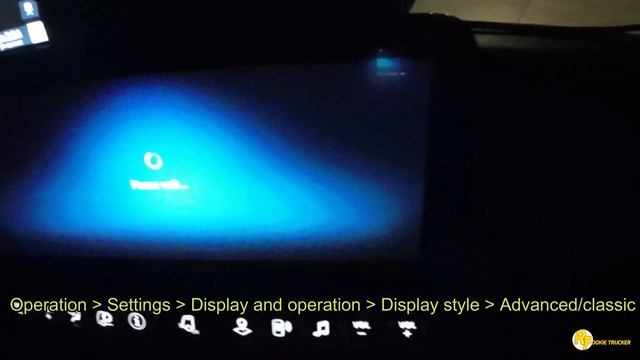 How to change the drivers display Mercedes Actros смотреть онлайн