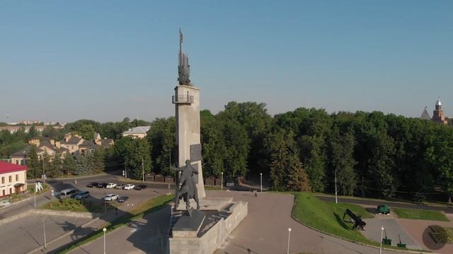 Великий Новгород. Полет над городом. смотреть онлайн