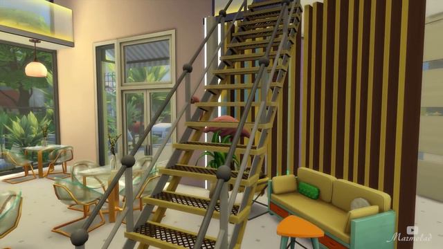 Ice Cream Cafe • Shop | No CC | Stop Motion | THE SIMS 4 смотреть онлайн