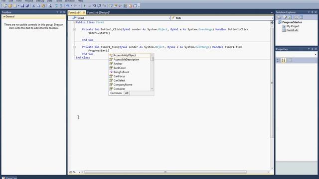 Tut #2 - How to make a ProgressBar VB 2010 смотреть онлайн
