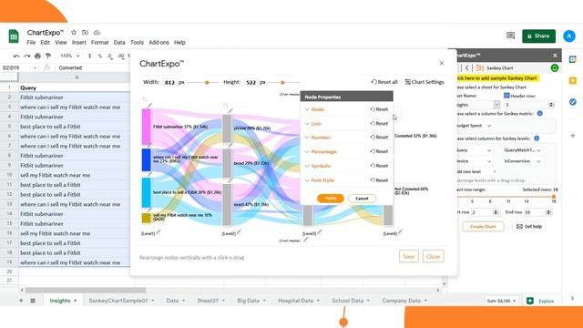 How to Create Sankey Diagram? | Google Sheets Charts | Google Sheets Graphs смотреть онлайн