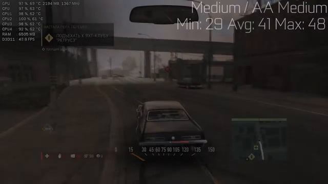Mafia 3 - i5-4460 - GTX 960 смотреть онлайн