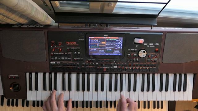 While My Guitar Gently Weeps - Cover on my Korg Pa1000 смотреть онлайн