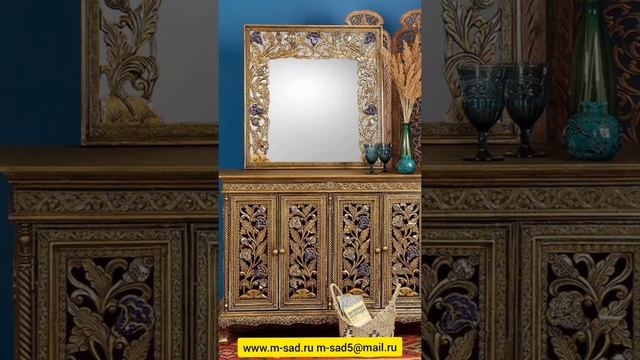 Роскошные резные зеркала ручной работы из массива натурального дерева смотреть онлайн