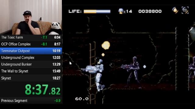 Robocop vs Terminator Speedrun World record - Робокоп против Терминатора Сега Ge.mp4 смотреть онлайн