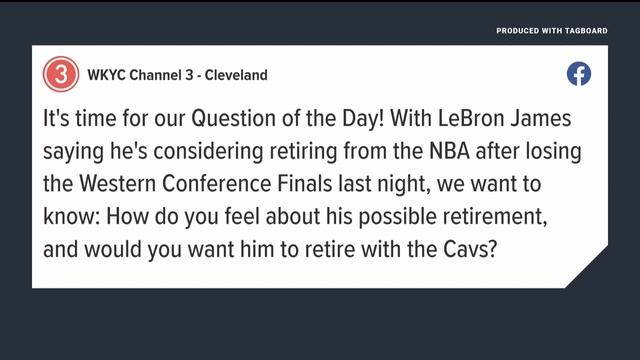 Cavs fans react to LeBron James thinking about retiring, debate his possible return to Cavaliers смотреть онлайн