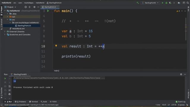 Mastering Kotlin - 014 Kotlin Unary Operator - Kotlin Tutorial Bangla смотреть онлайн
