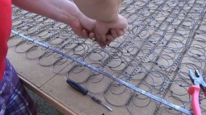 Ремонт матраса .Замена пружин .(часть первая)