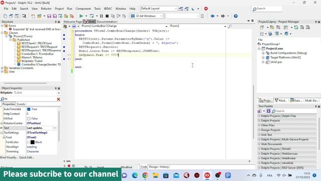 Delphi - Rest API : Part 2 How to use REST tehnology to create your weather application смотреть онлайн