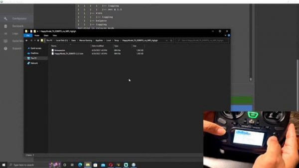happymodel expresslrs 915m es900TX/RX to update using wireless wifi