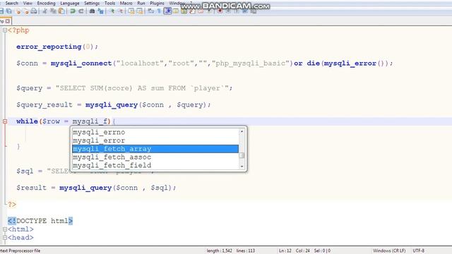 PHP MYSQLI BASIC SUM || How to sum total numeric value from database using PHP MYSQLI. смотреть онлайн