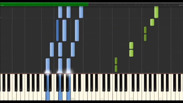 Carter Burwell - Bella's Lullaby (Twilight Soundtrack) (Synthesia Piano Tutorial) смотреть онлайн