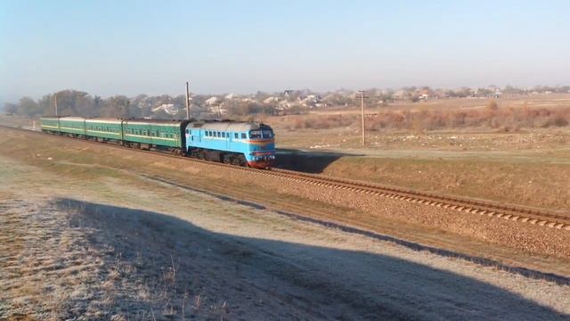 М62-1257 с поездом 642 Кишинёв - Одесса смотреть онлайн