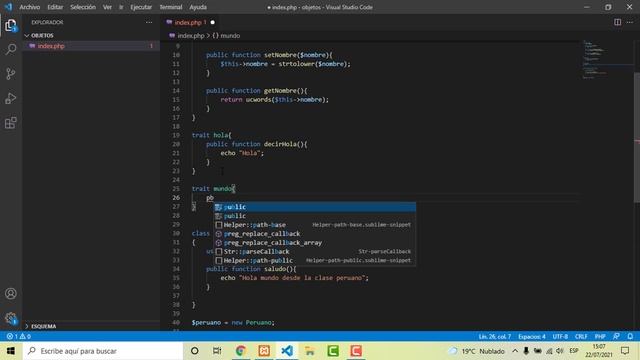 28 - Traits en PHP - Curso PHP 8 desde cero (Actualizado) смотреть онлайн