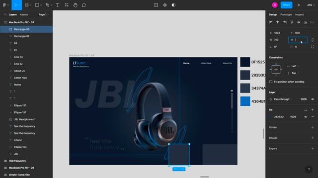JBL Headphones || Website UI/UX Design || Figma смотреть онлайн