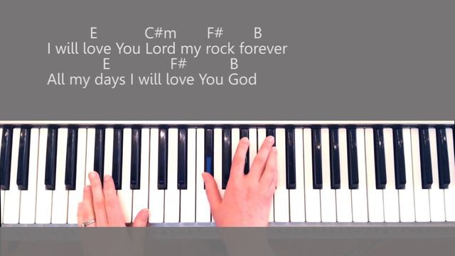 God I Look to You - Bethel Piano Tutorial смотреть онлайн