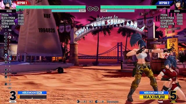 The King of Fighters XV - Leona instant overhead shortcut tutorial смотреть онлайн