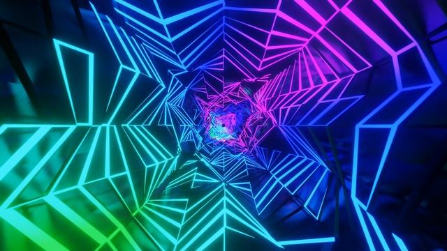 Abstract Background Video 4k Metallic Color Changing Tunnel VJ LOOP NEON Satisfying Calm Wallpaper смотреть онлайн