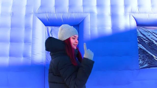 Шатер Куб Надувной дом. inflatable house смотреть онлайн