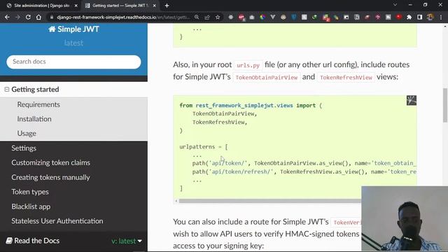 JWT Authentication Using Django REST Framework SimpleJWT | Learn Django REST Framework #10 смотреть онлайн
