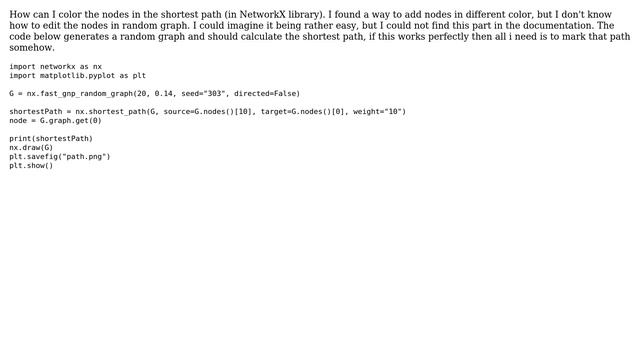 NetworkX color the nodes in path смотреть онлайн