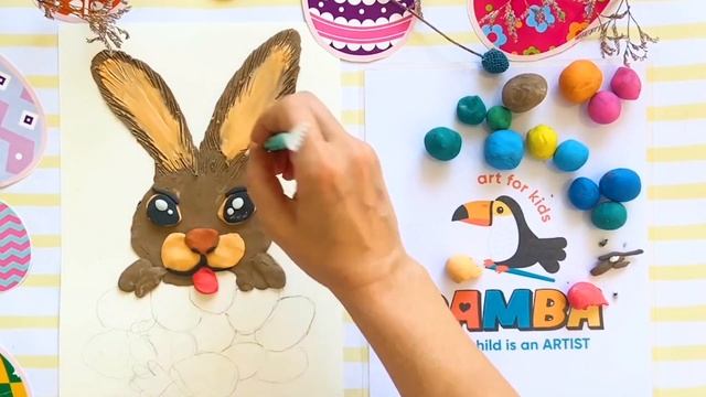 ✅️КАК НАРИСОВАТЬ ПАСХАЛЬНОГО ЗАЙЧИКА ПЛАСТИЛИНОМ В 2023 ГОДУ? УЗНАЙ О СИМВОЛАХ ВЕЛИКОЙ ПАСХИ. смотреть онлайн