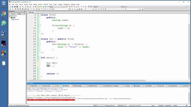C++ OO - 25 - Constructor calling Constructor смотреть онлайн