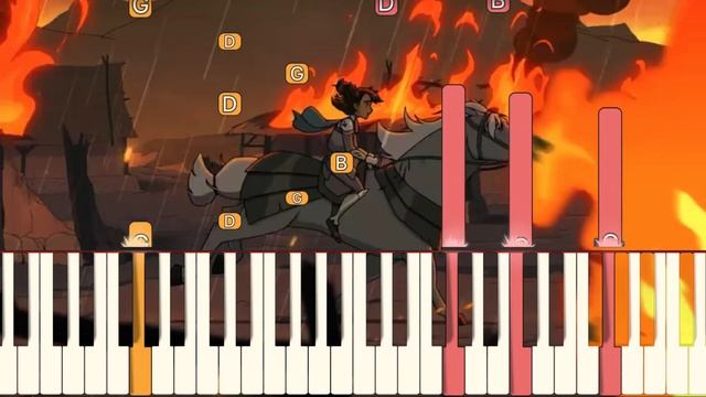 Rider's Lullaby - Centaurworld | Piano Tutorial (Synthesia) смотреть онлайн