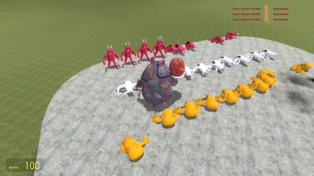 NIGHTMARE GARTEN OF BANBAN 3 - 4 VS CURSED GARTEN OF BANBAN 1 - 2 IN GARRY'S MOD смотреть онлайн